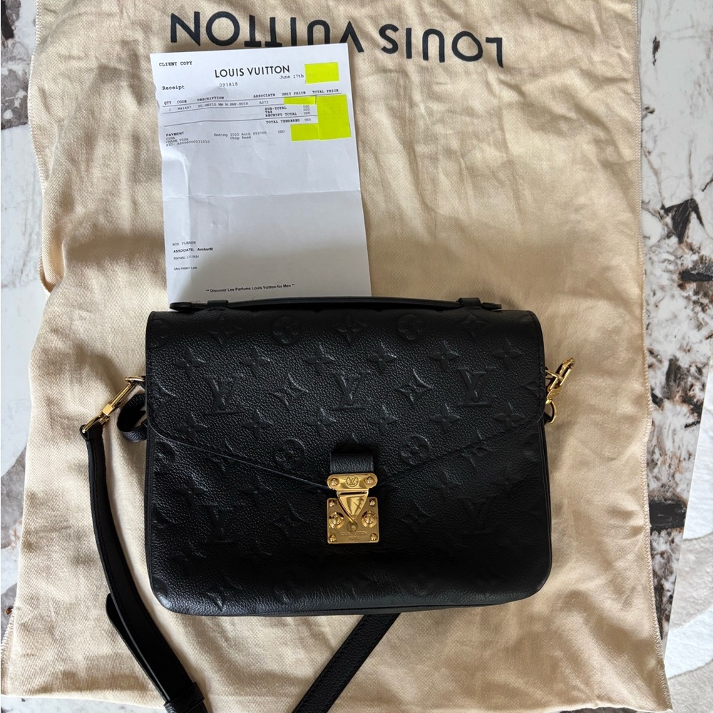 Louis Vuitton Pochette Métis Emp Black bag